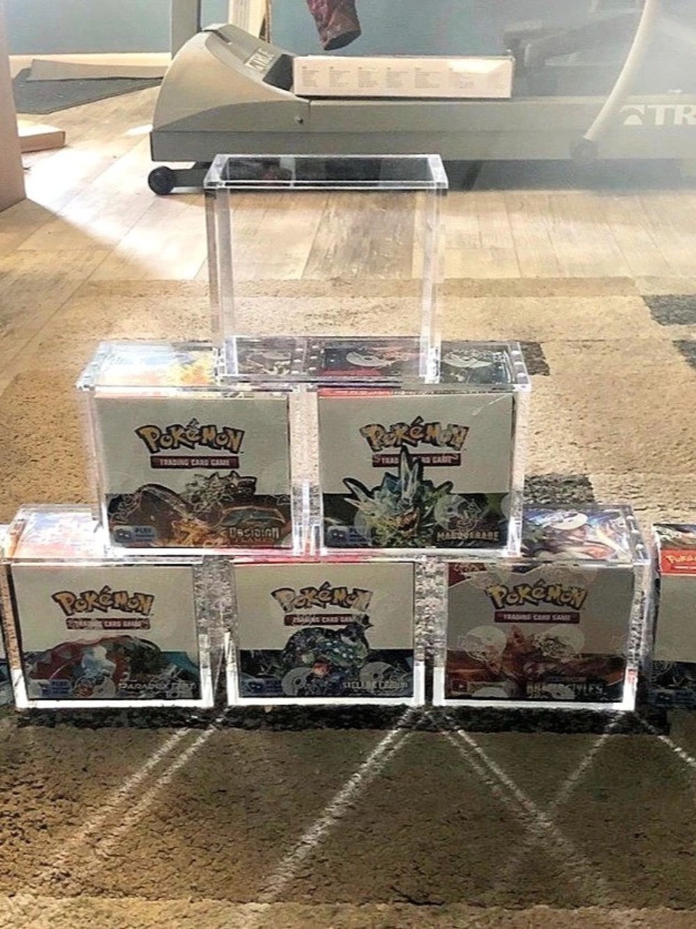 2x 27Pokémon Trading Card Boxes Display Set